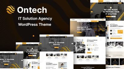 Ontech (v1.1) IT Solutions Agency WordPress Theme