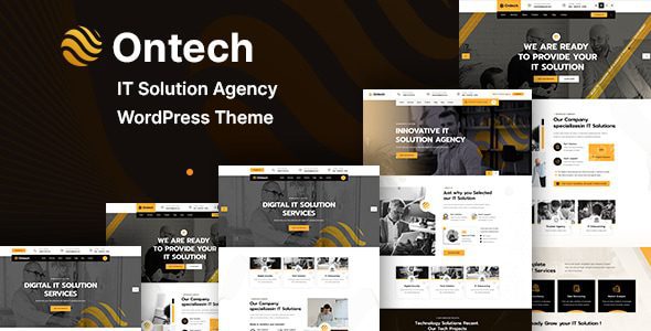 Ontech (v1.1) IT Solutions Agency WordPress Theme
