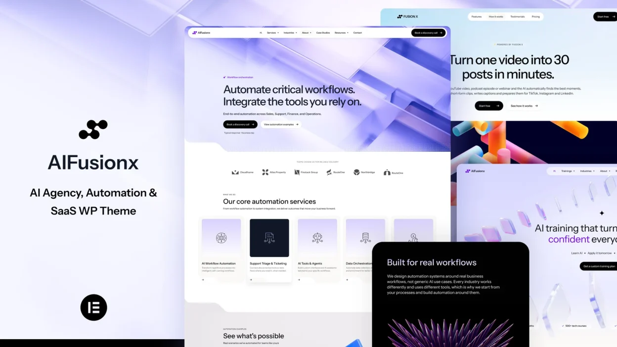 AI FusionX (v1) Tech & SaaS Agency