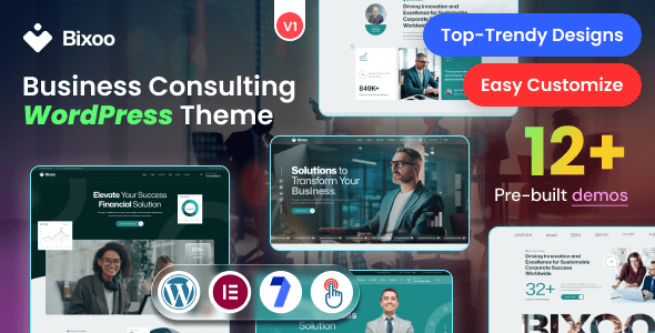 Bixoo (v1.0.2) Business Consulting WordPress Theme