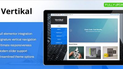 Vertikal (v1.0.0) Responsive WordPress Theme 