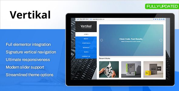Vertikal (v1.0.0) Responsive WordPress Theme 