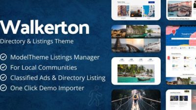 Walkerton (v1.3) Directory & Listing, Travel WordPress Theme