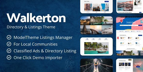 Walkerton (v1.3) Directory & Listing, Travel WordPress Theme