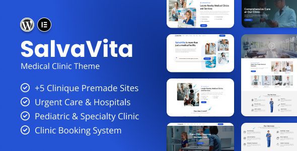 SalvaVita (v1.4) Medical Clinic WordPress Theme