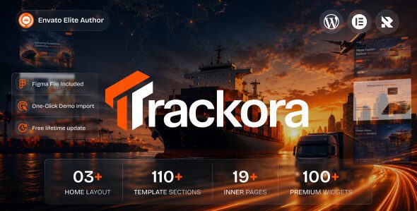 Trackora (v1.0.0) Transportation & Logistics WordPress