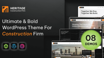 Heritage (v1.0.0) Construction & Building WordPress Theme