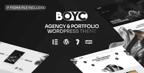 Boyc (v1.0.0) Creative Agency Portfolio WordPress Theme