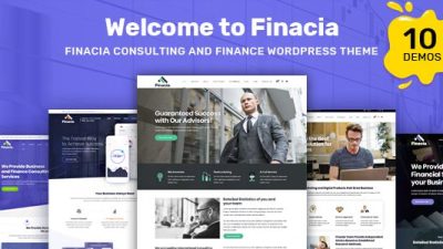 Finacia (v2.0) Finance & Business WordPress Theme