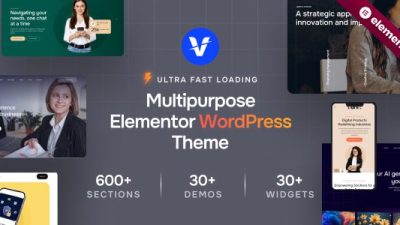 Vonix (v2.0) Multi-purpose Elementor WordPress Theme