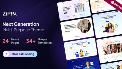 Zippy (v2.0) Multipurpose Elementor WordPress Theme