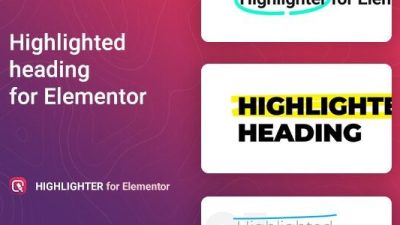 Highlighter v1.0.6 Highlighted heading for Elementor