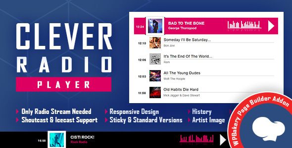 Clever-Radio-Player-WPBakery插件下载