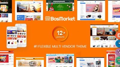 BosMarket v.2.0.6 – Flexible Multivendor Woo WPr Theme (12 Indexes + 2 Mobile Layouts) Download
