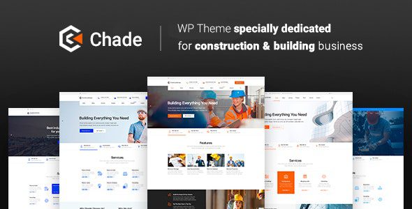 Chade – Construction WordPress Theme v1.1.4 Download
