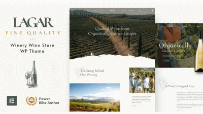 Lagar Nulled v4 – Wine Shop WordPress Theme