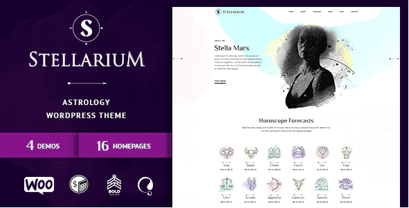 Stellarium Nulled v1.1.6 – Horoscope and Astrology WordPress Theme