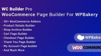 WC Builder Pro v2.0.2 – WooCommerce Page Builder for WPBakery Download