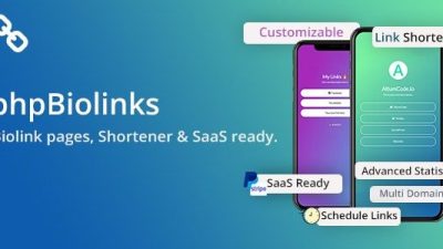 BioLinks Nulled Instagram & TikTok Bio Links & URL Shortener 下载