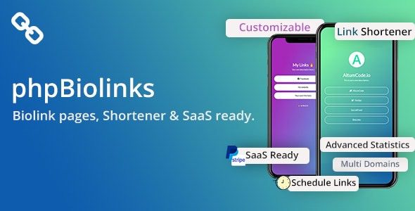 BioLinks Nulled Instagram & TikTok Bio Links & URL Shortener 下载