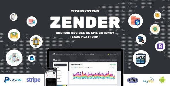 v.2.3.6 Zender – Android Mobile Devices as SMS Gateway (SaaS Platform) Download