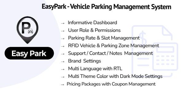 EasyPark SaaS v1.1 – Vehicle Parking Management System