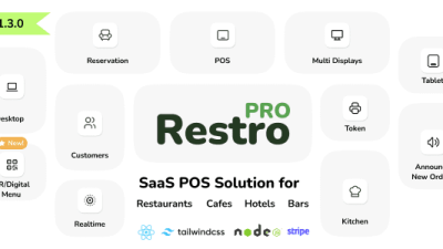 RestroPRO SaaS源码下载