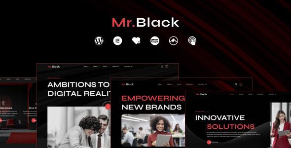 Mr.Black v1.0.5 Business Agency WordPress Theme