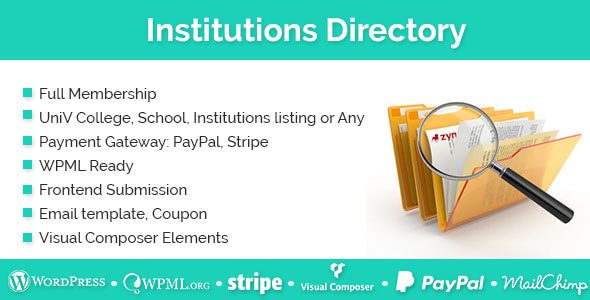 Institutions Directory 插件下载