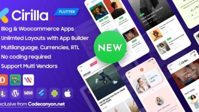 Cirilla – Multipurpose Flutter App For WordPress & Woocommerce v2.0.0 Download