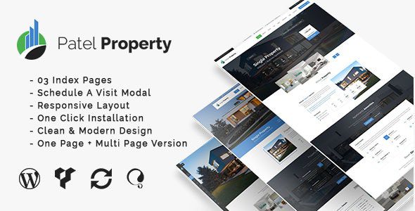 PatelProperty v2.2 – Single Property Real Estate WordPress Theme Download