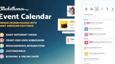 Stachethemes Event Calendar v3.2.4 – WordPress Events Calendar Plugin Download