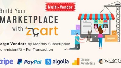 zCart Nulled Multi - 供应商电子商务市场下载