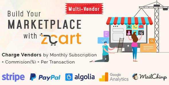 zCart Nulled Multi - 供应商电子商务市场下载