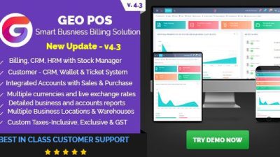 v.6.5 + v7.1* Geo POS – Point of Sale, Billing and Stock Manager Application