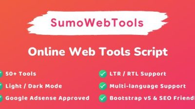 SumoWebTools – Online Web Tools Script v1.0.3