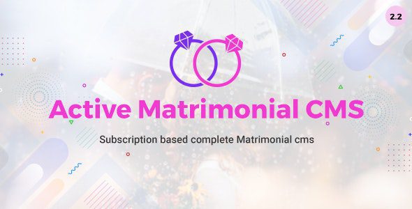 Active Matrimonial CMS v.3.5 Download