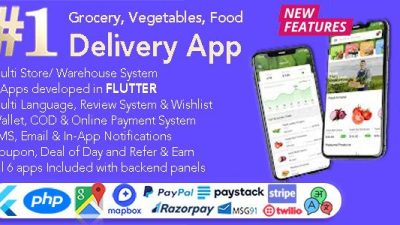 GoGrocer v.1.6.16 | Grocery, Vegetable & Food Delivery App | 6 Apps with PHP Backend