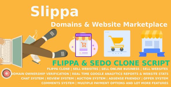 Slippa v.3.4 – Domains & Website Marketplace PHP Script