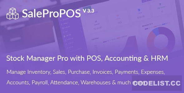 SalePro – Inventory Management System with POS, HRM, Accounting v3.5.8 Download