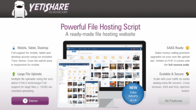 [5.3.0] YetiShare – Incl. All plugins & Languages