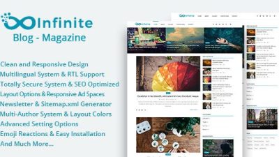 Infinite – Blog & Magazine Script v4.1.1 Download
