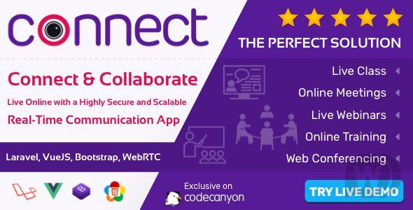 Connect v.1.12.0 – Live Class, Meeting, Webinar, Online Training & Web Conference Download