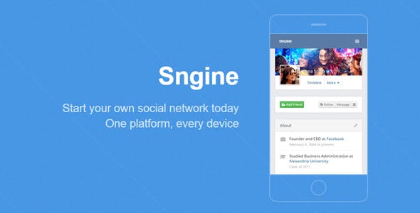 Sngine v3.3 – The Ultimate PHP Social Network Platform GPL