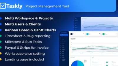 TASKLY SaaS – Project Management Tool v.2.7.0 Download