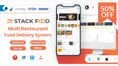 StackFood Multi Restaurant v4.1 Download