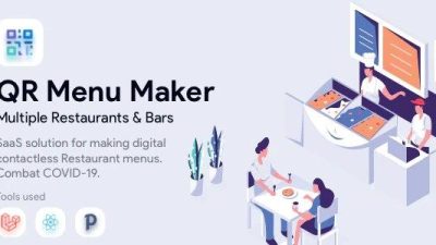 QR Menu Maker v.2.6.3 – SaaS – Contactless Restaurant Menus GPL Download