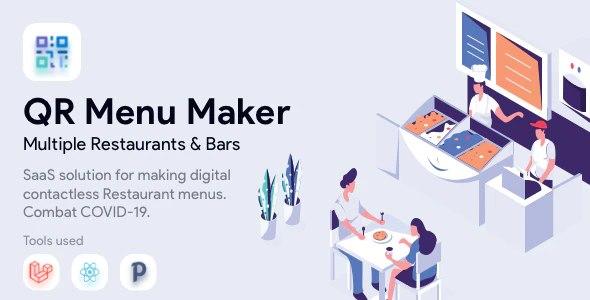 QR Menu Maker v.2.6.3 – SaaS – Contactless Restaurant Menus GPL Download