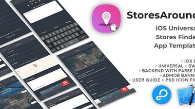 StoresAround | iOS Universal Store Finder App Template (Swift) 2 December 2021