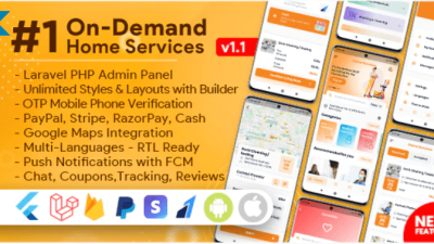 Service Provider App for On-Demand Home Services Complete Solution v.1.2.4